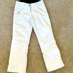Obermeyer Ski pants - white- size 6 - good used condition